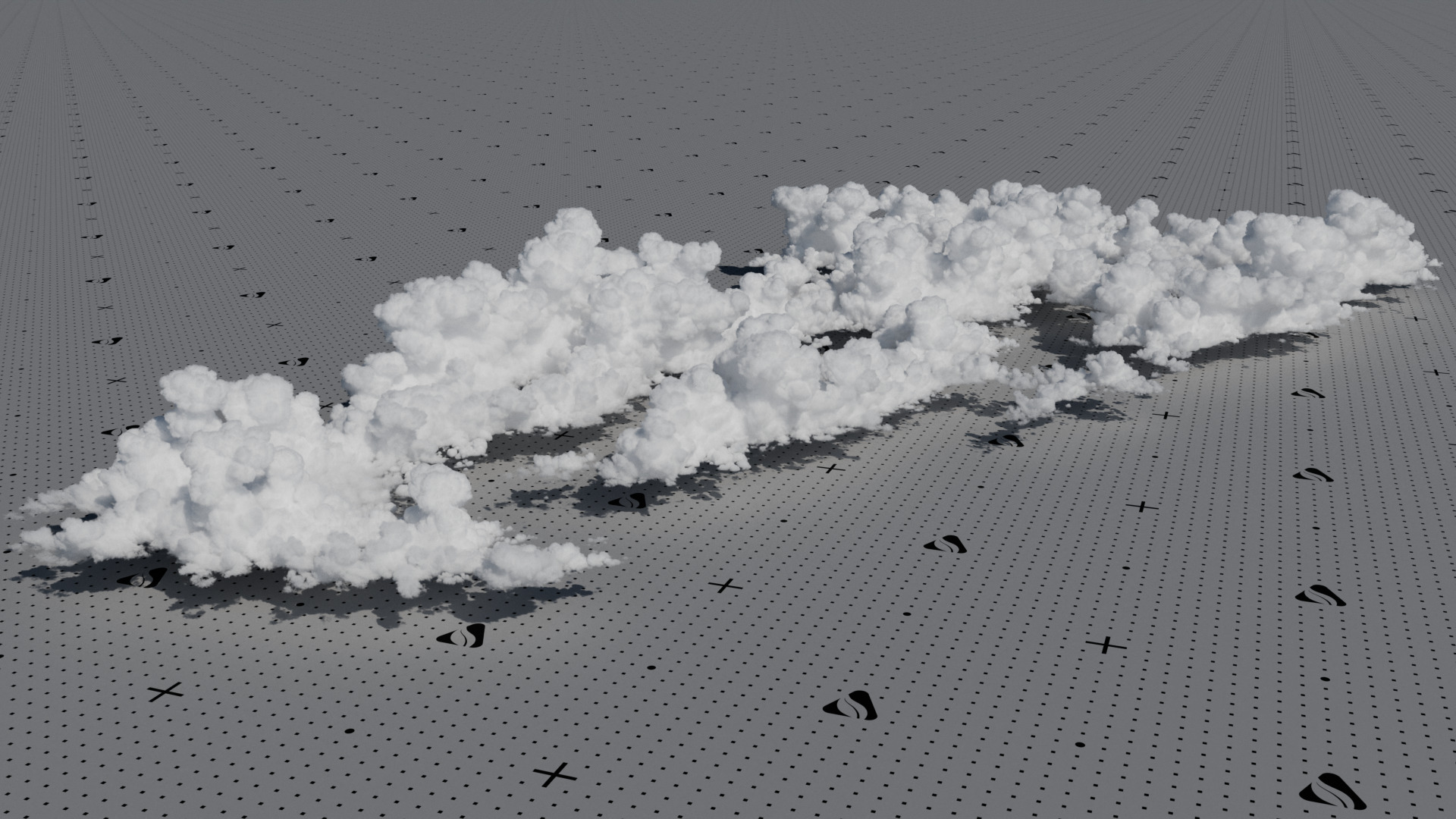 VDB Cumulonimbus Cloud Field 12 3D model_7