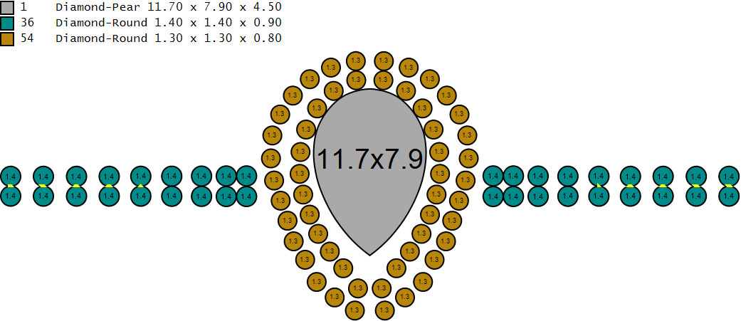 Decent Pear Ring  3D print model_10