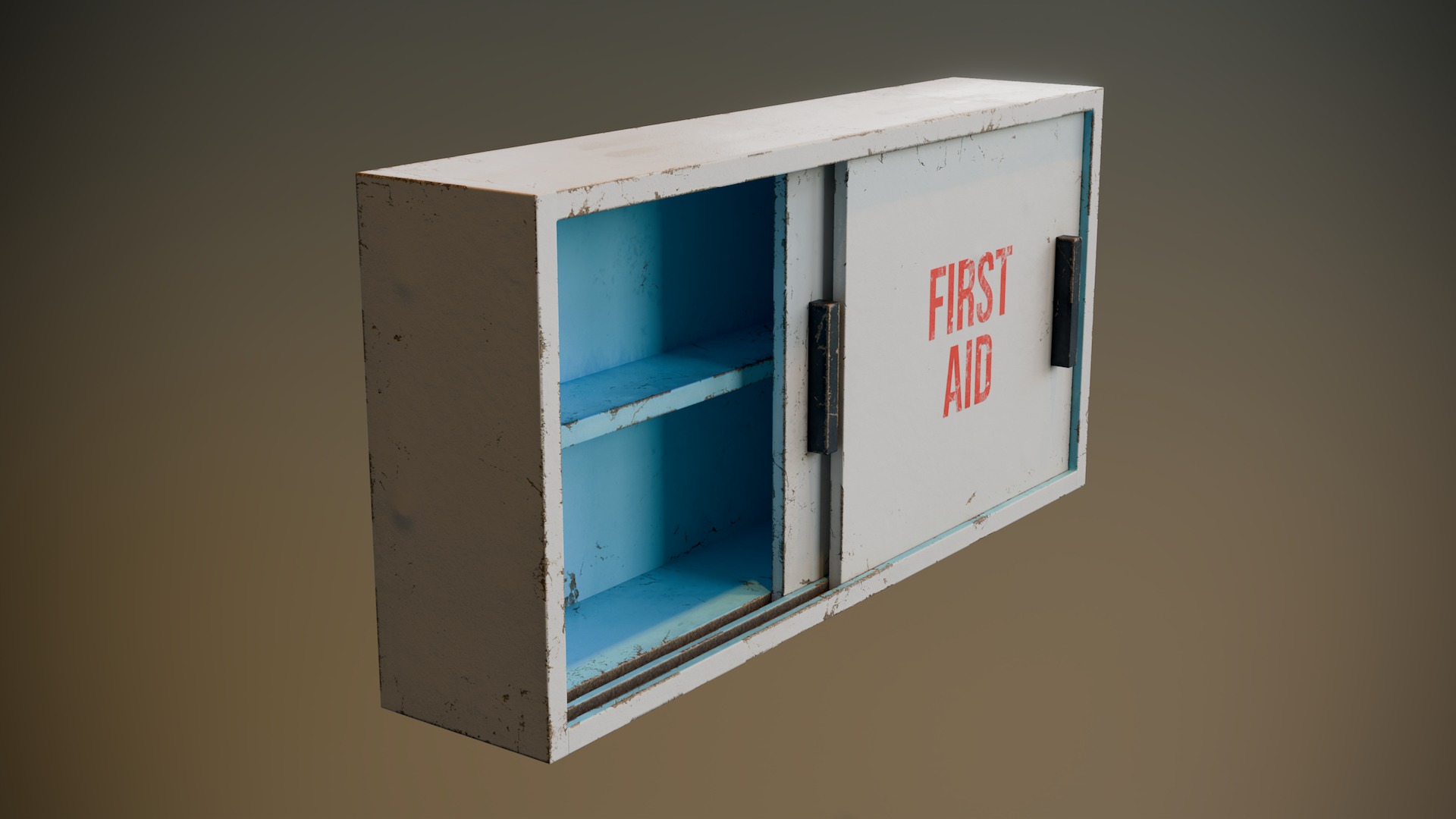 First Aid Cabinet Set 3D Model Collection_3