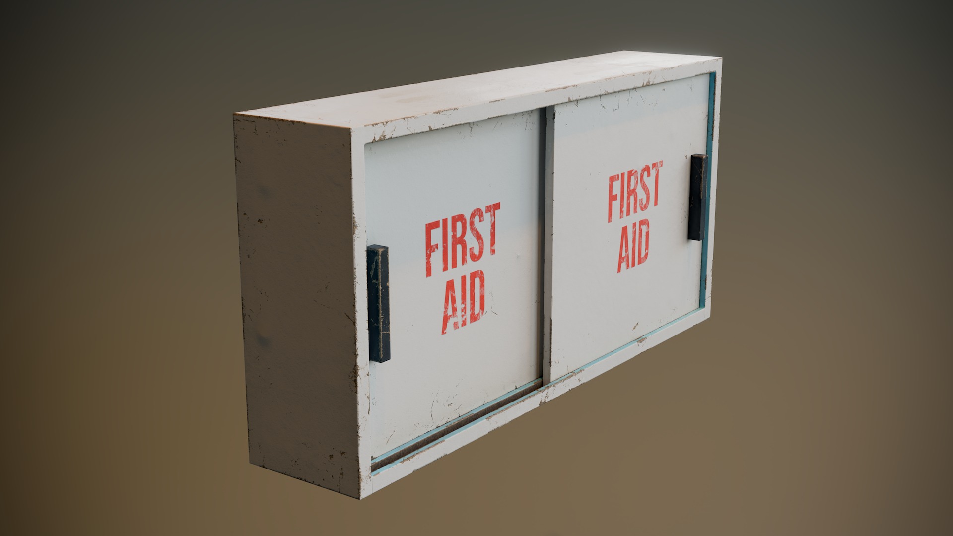First Aid Cabinet Set 3D Model Collection_2