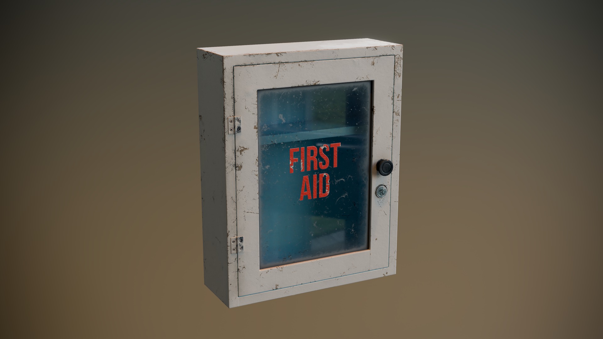 First Aid Cabinet Set 3D Model Collection_10