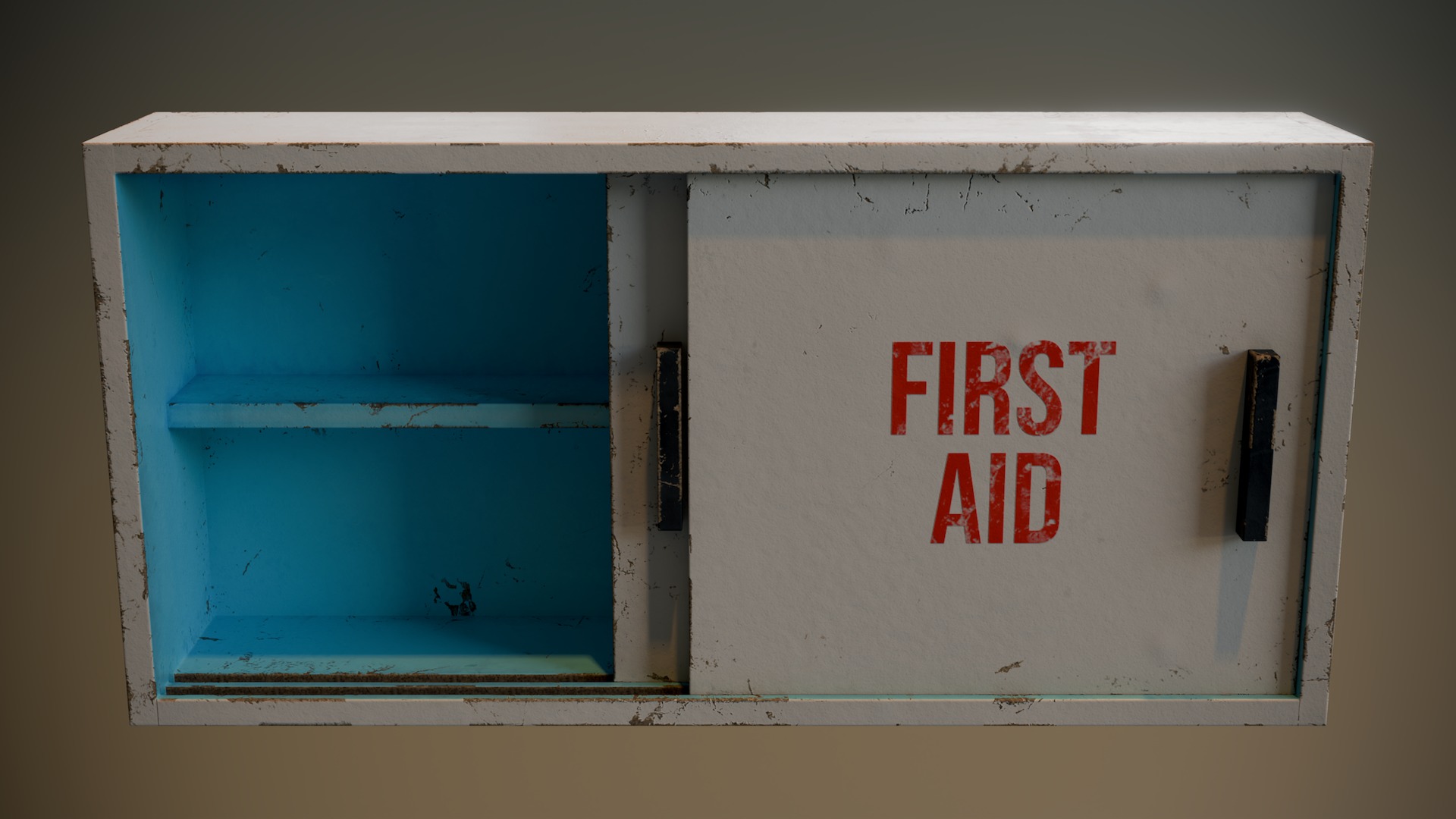 First Aid Cabinet Set 3D Model Collection_4