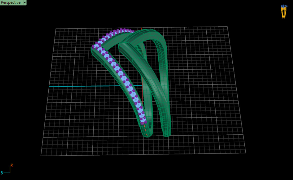 Modern Diamond Ring 3D print model_16