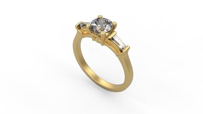Women Solitaire 6842 3D print model