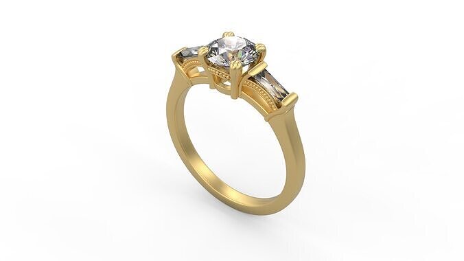 Women Solitaire 6840 3D print model