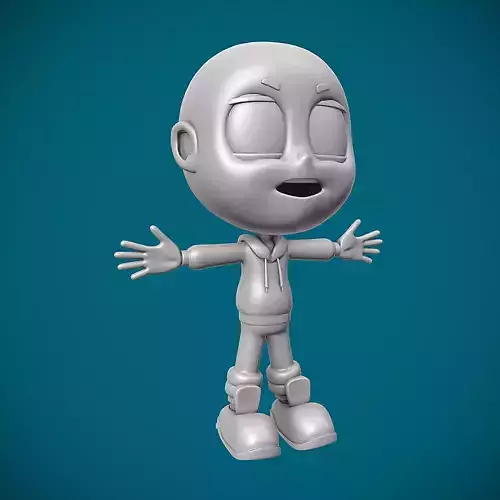 Cartoon Anime Character Base for own customization