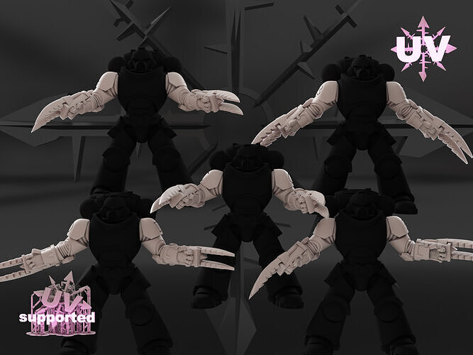 wrist blades 3D print model
