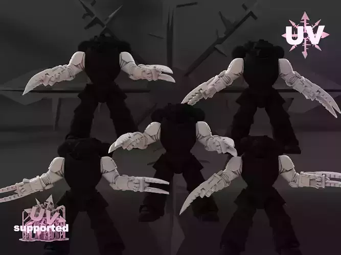 wrist blades 3D print model