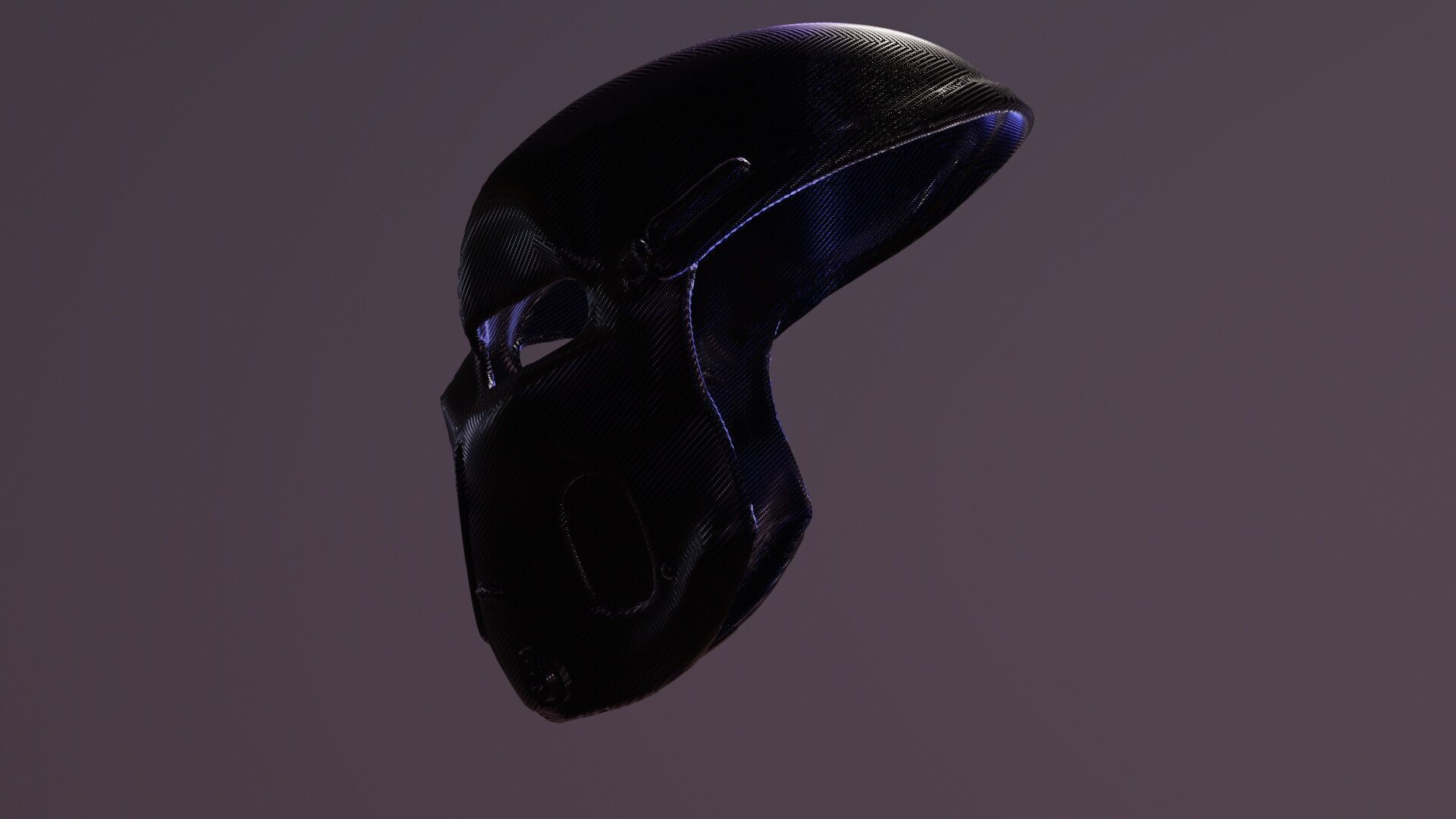 Ballistic Mask - Armored - Helmet Low-poly 3D model_13
