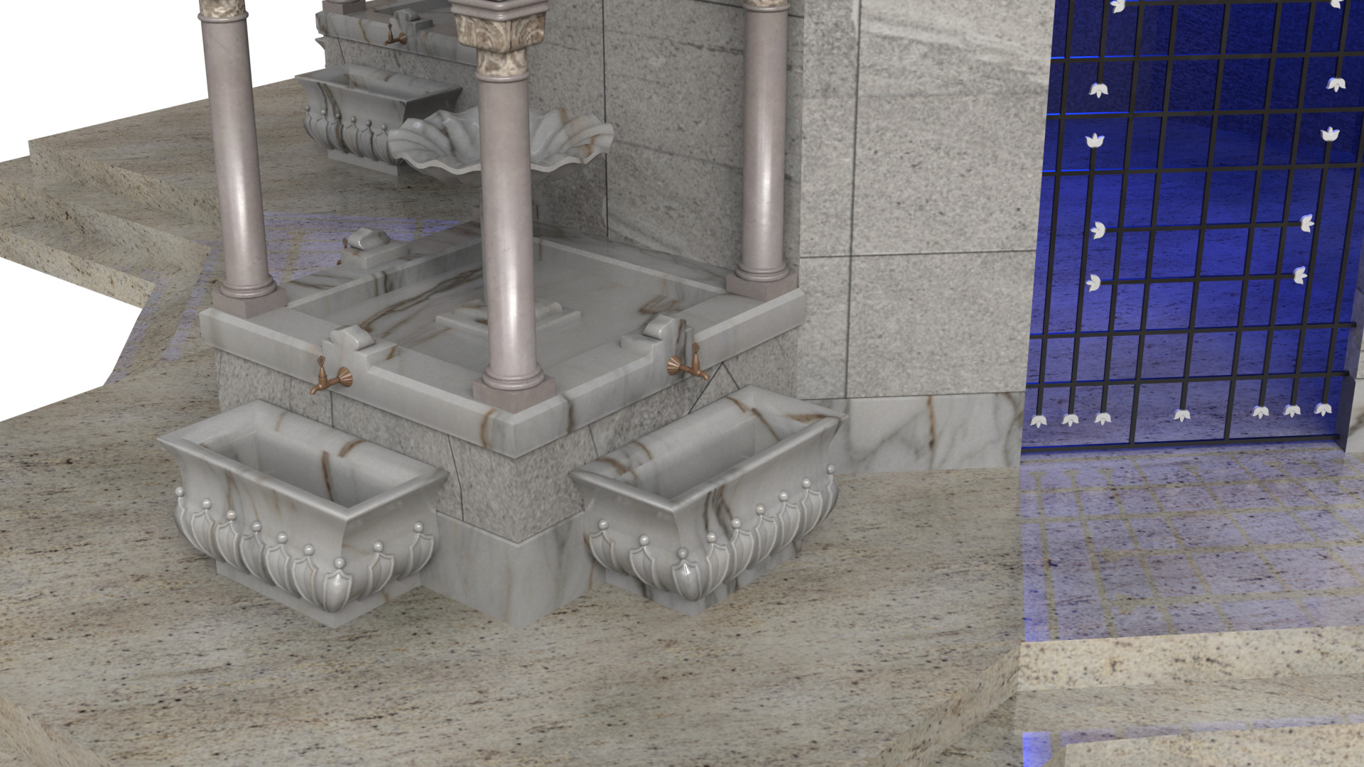 Clock Tower 3D model_3