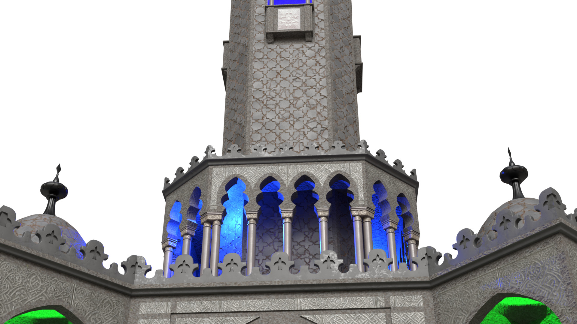 Clock Tower 3D model_9