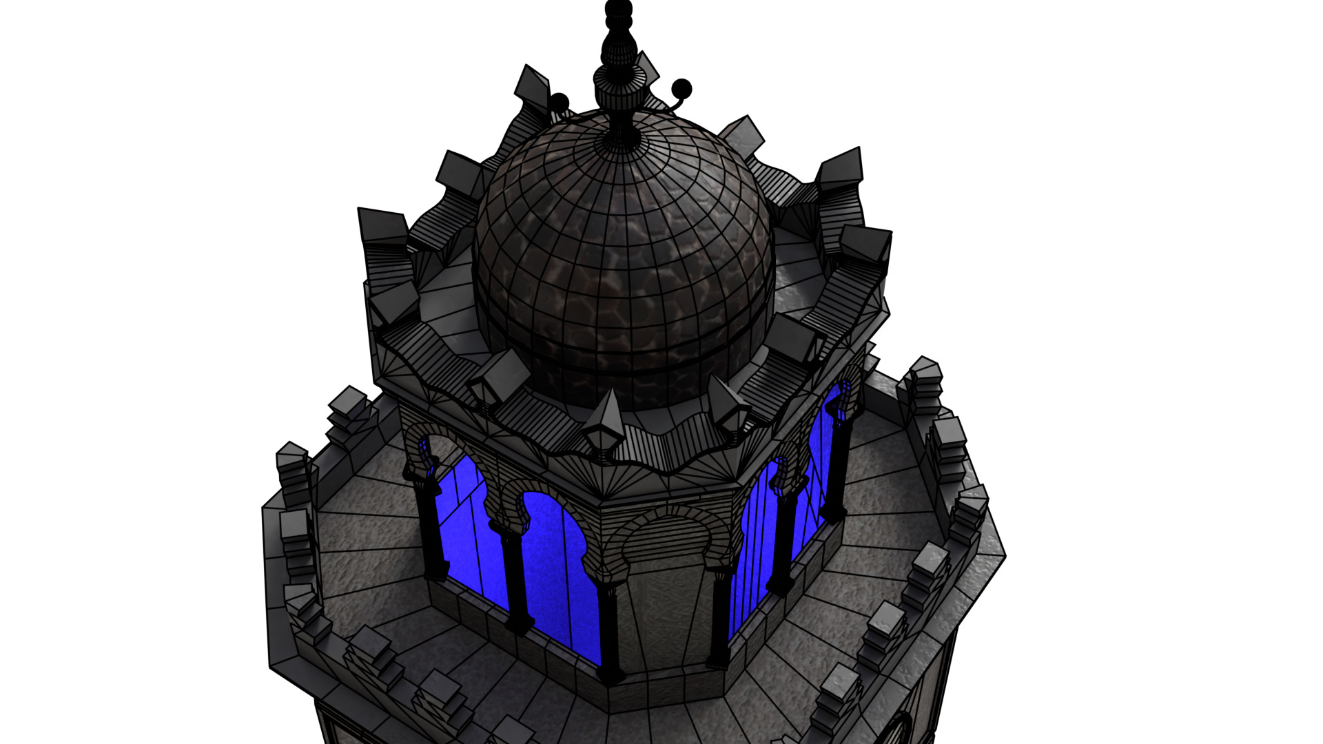 Clock Tower 3D model_15