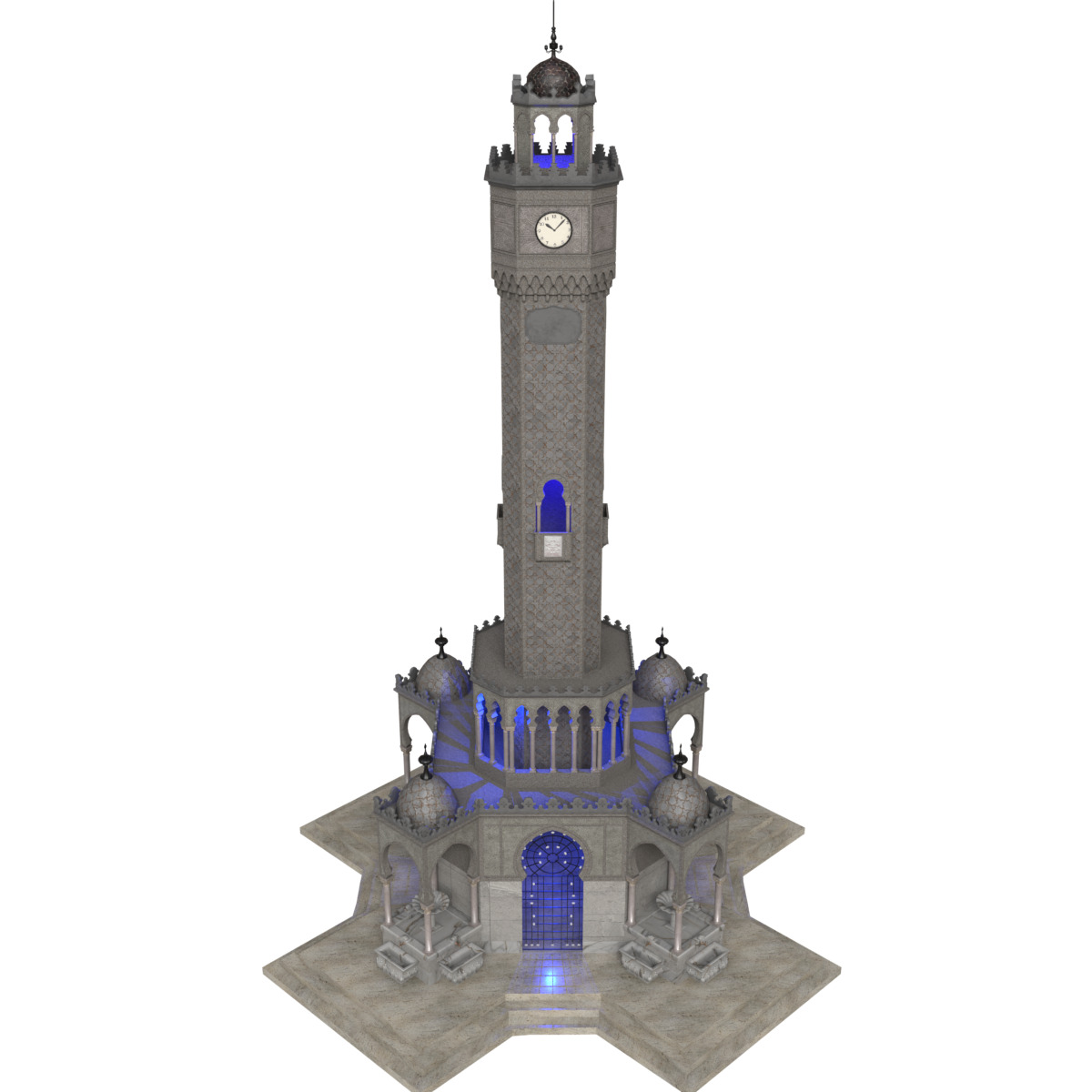 Clock Tower 3D model_18