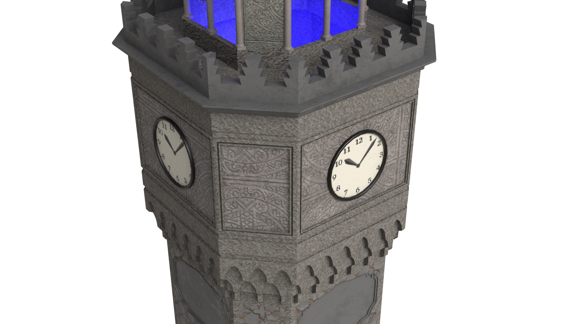Clock Tower 3D model_21