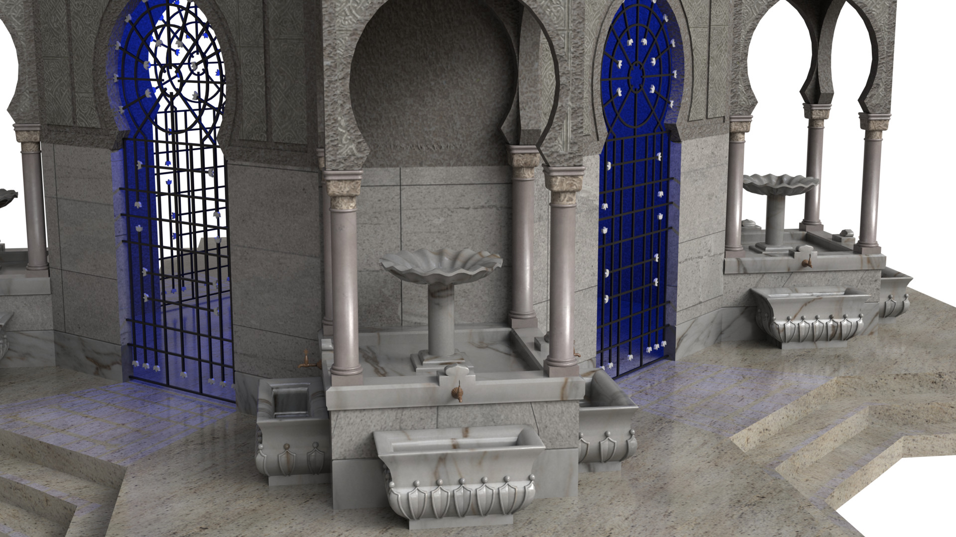 Clock Tower 3D model_4