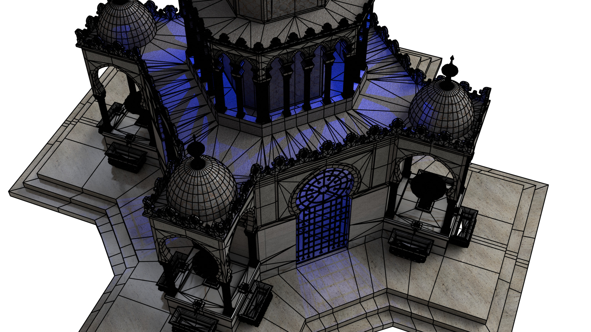 Clock Tower 3D model_12