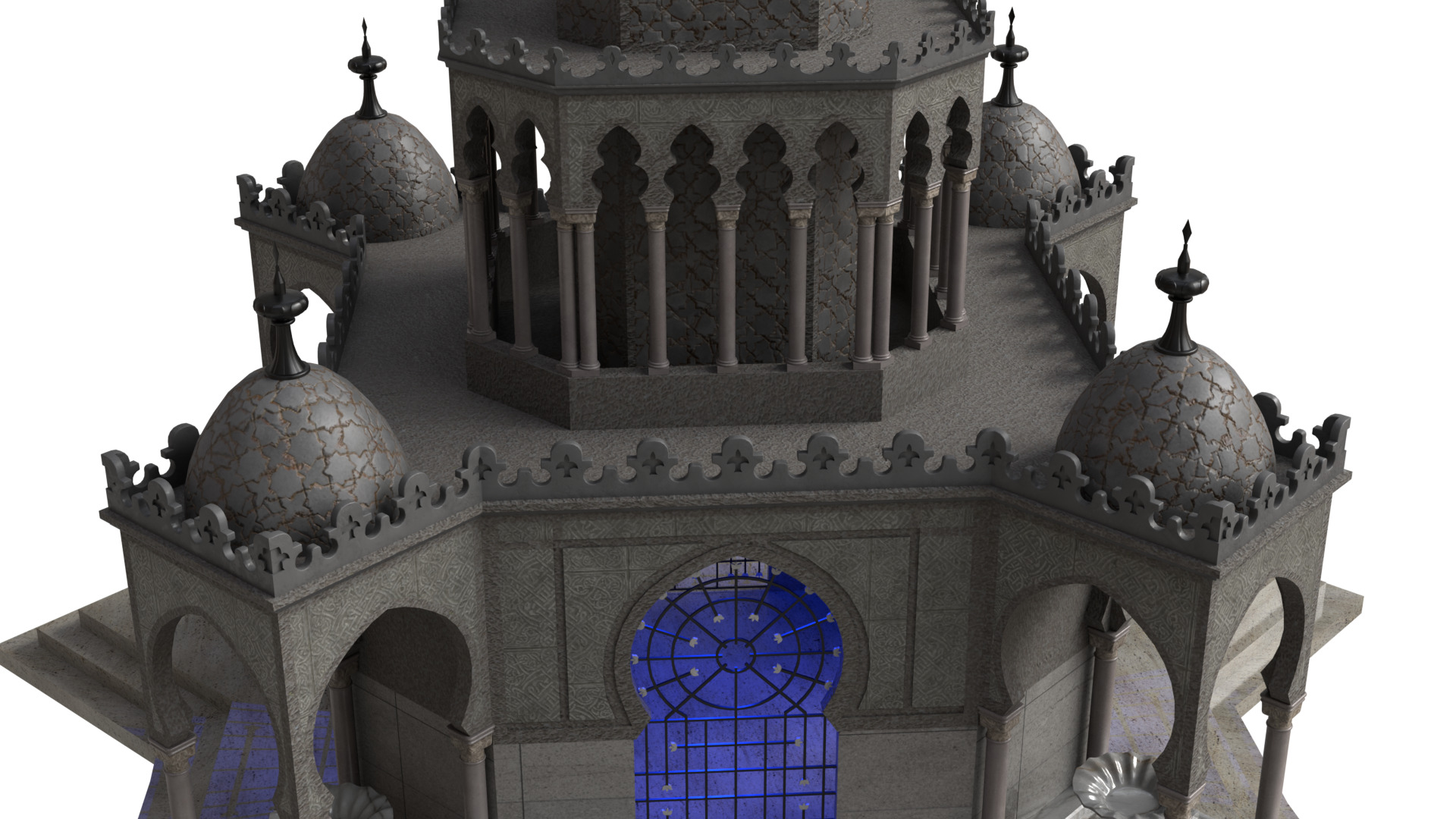 Clock Tower 3D model_5