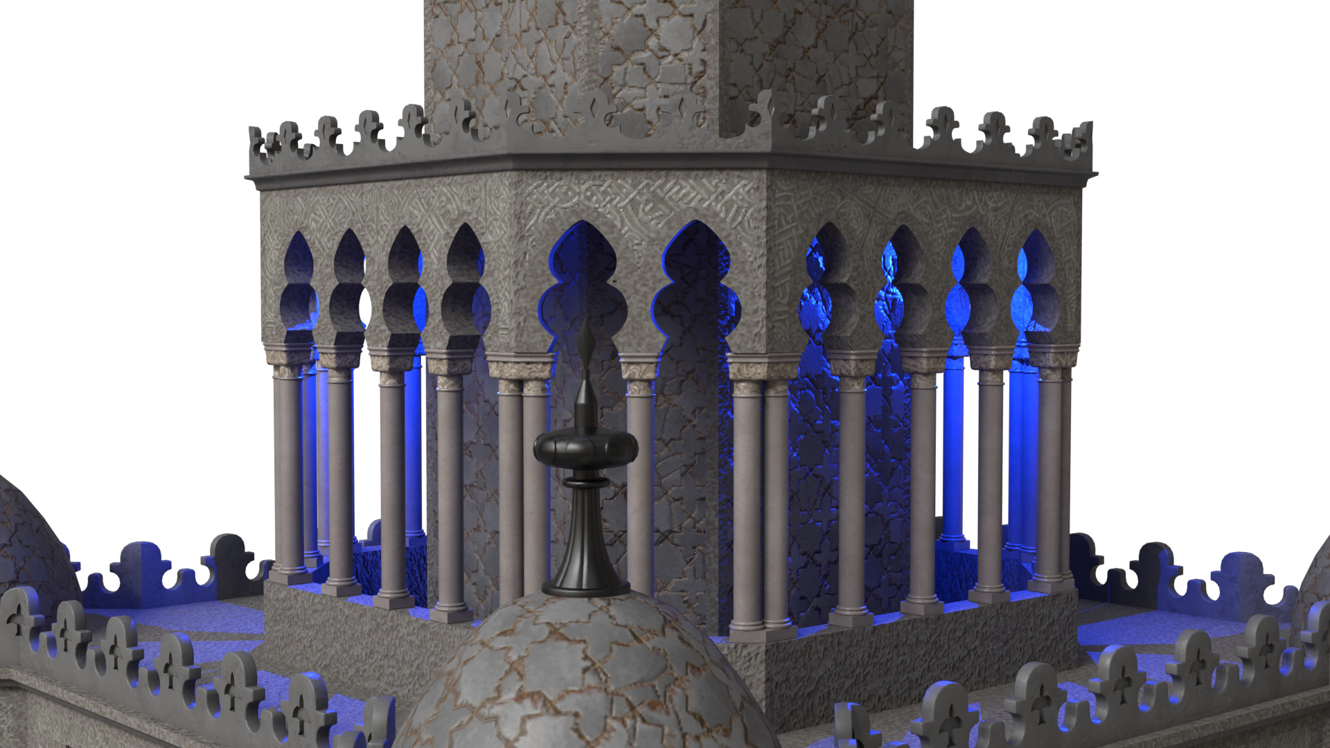 Clock Tower 3D model_7