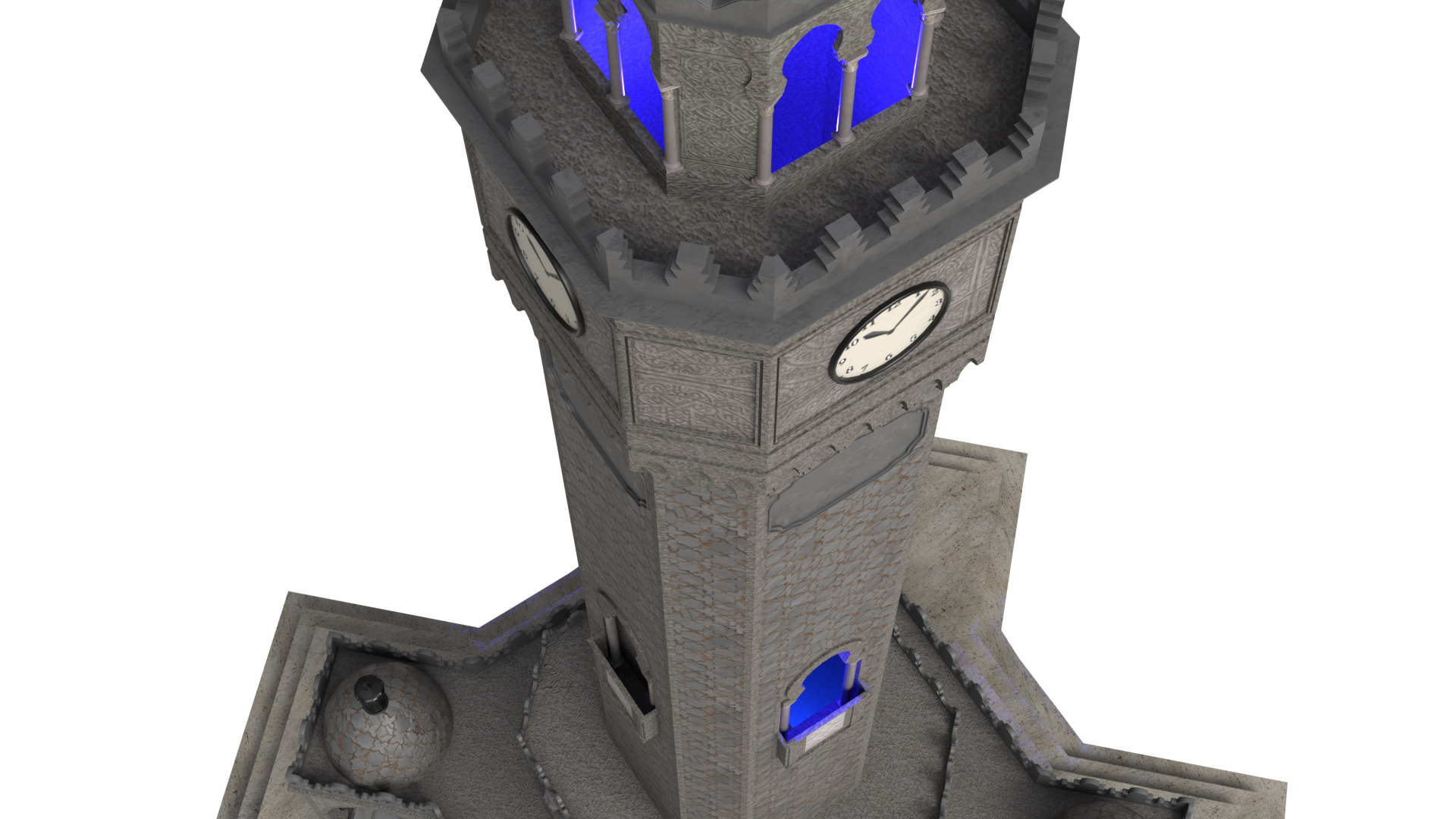 Clock Tower 3D model_20