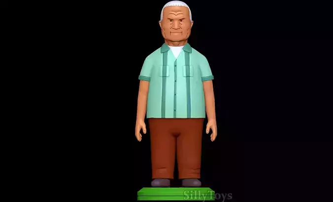 Cotton Hill - King of The Hill 3D print model
