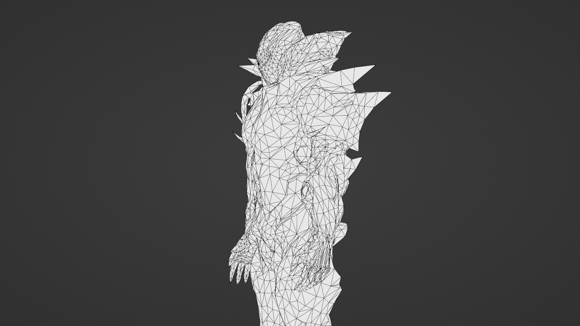 Armored Monster 3D Model Heavy Sci-Fi Fantasy Creature for Games Low-poly 3D model_33