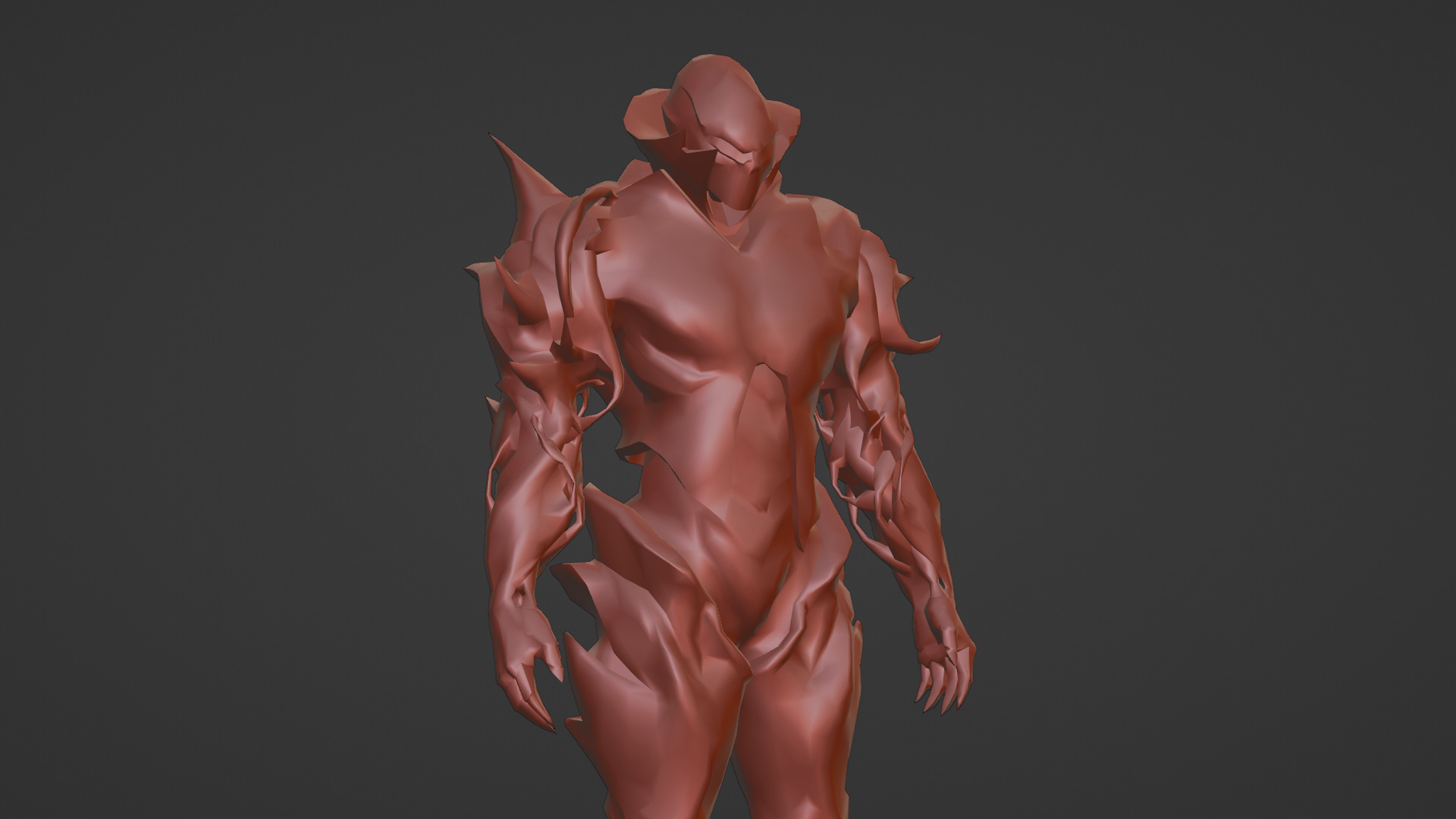 Armored Monster 3D Model Heavy Sci-Fi Fantasy Creature for Games Low-poly 3D model_20