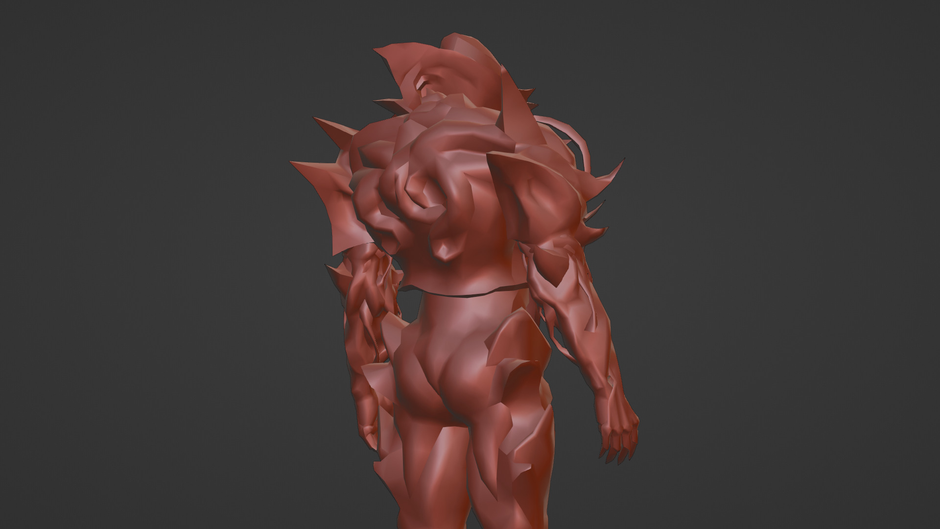 Armored Monster 3D Model Heavy Sci-Fi Fantasy Creature for Games Low-poly 3D model_13