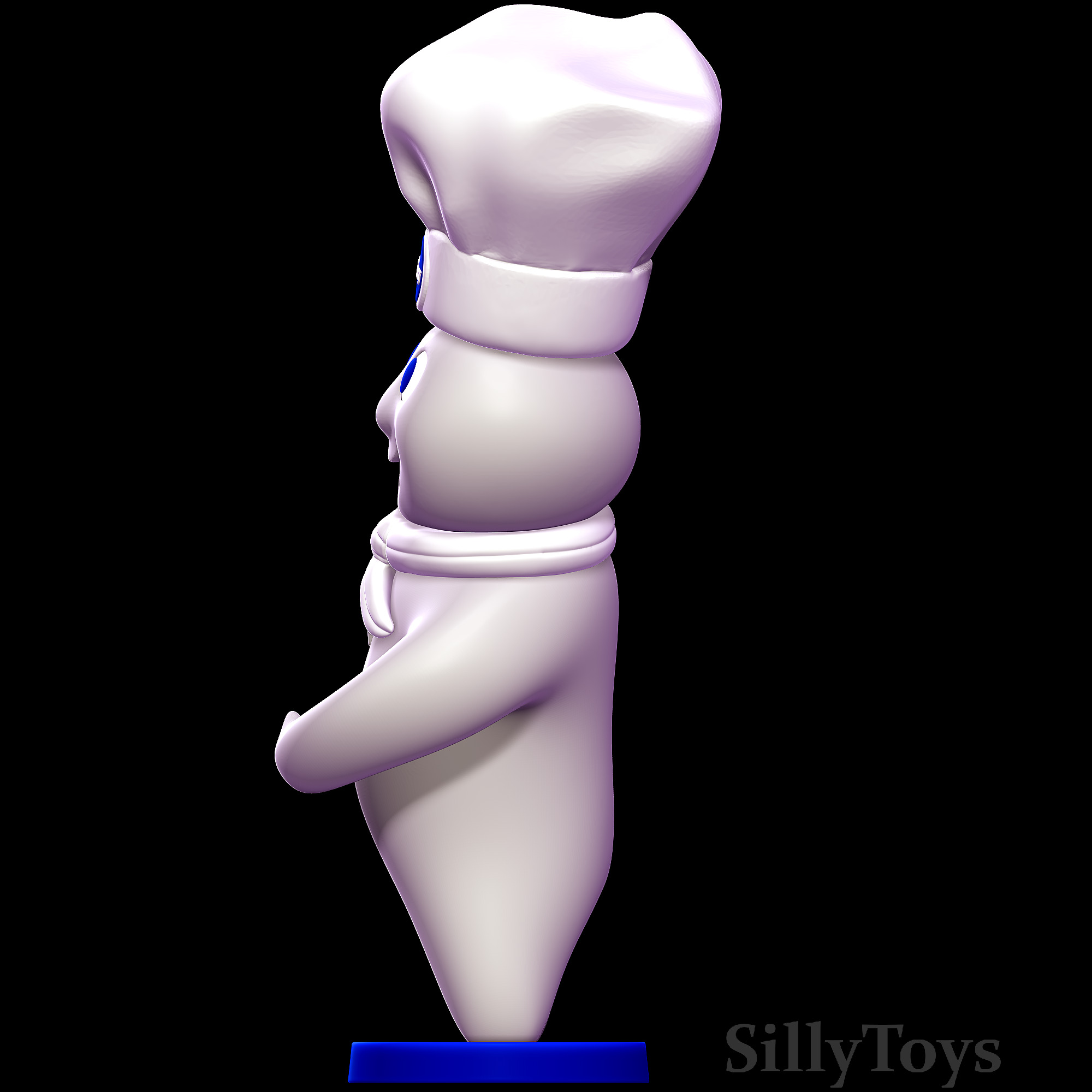 Pillsbury Doughboy 3D print model_2