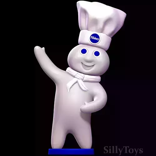 Pillsbury Doughboy 3D print model Pillsbury Doughboy 3D print model