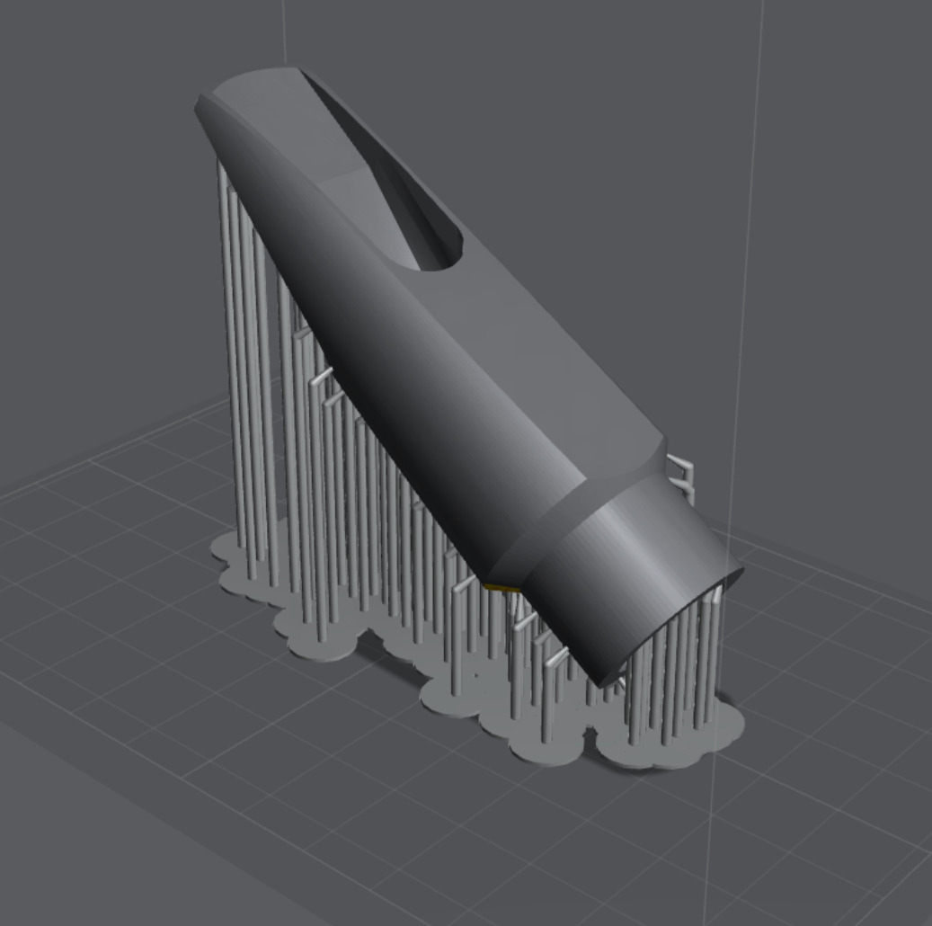 Alto sax bright custom mouthpiece 3D print model_1