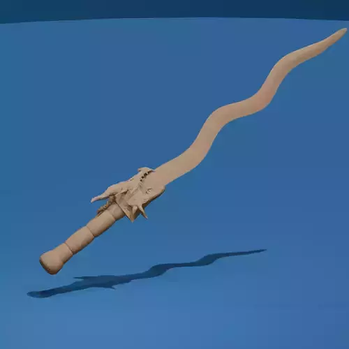 Dragon Fang Sword 3D print model