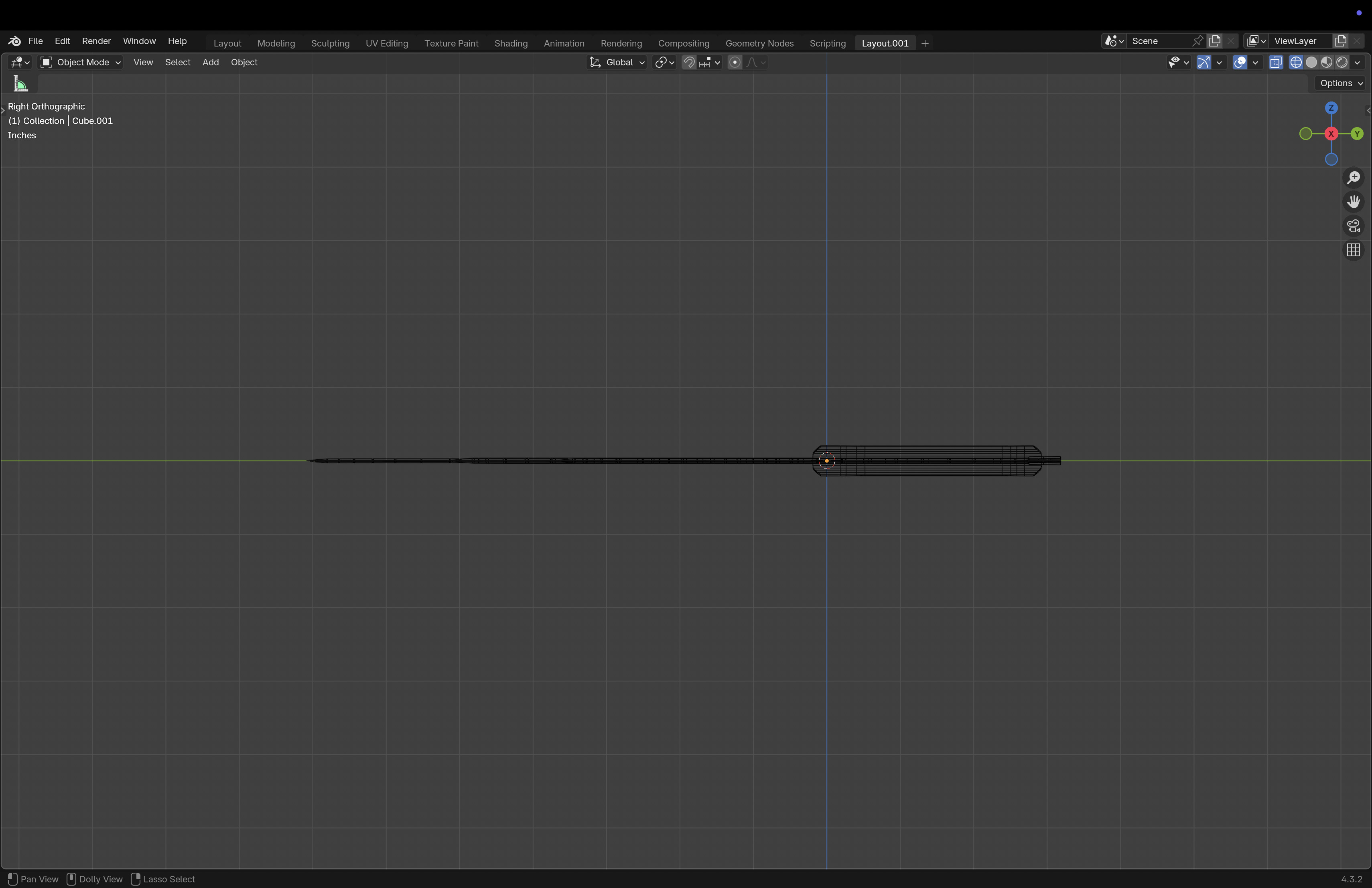 Persian Khanjar Low-poly 3D model_10