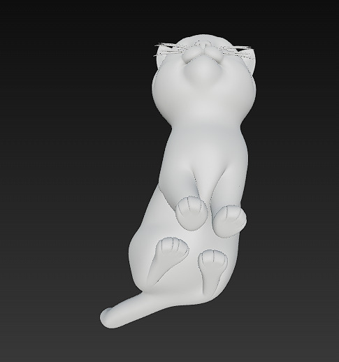 Cat Realistic 3D Model Basic - Low Poly Realistic Low-poly 3D model_15