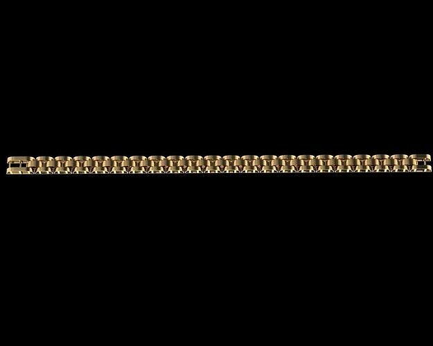 Royal Link Bracelet 3d print model 3D print model