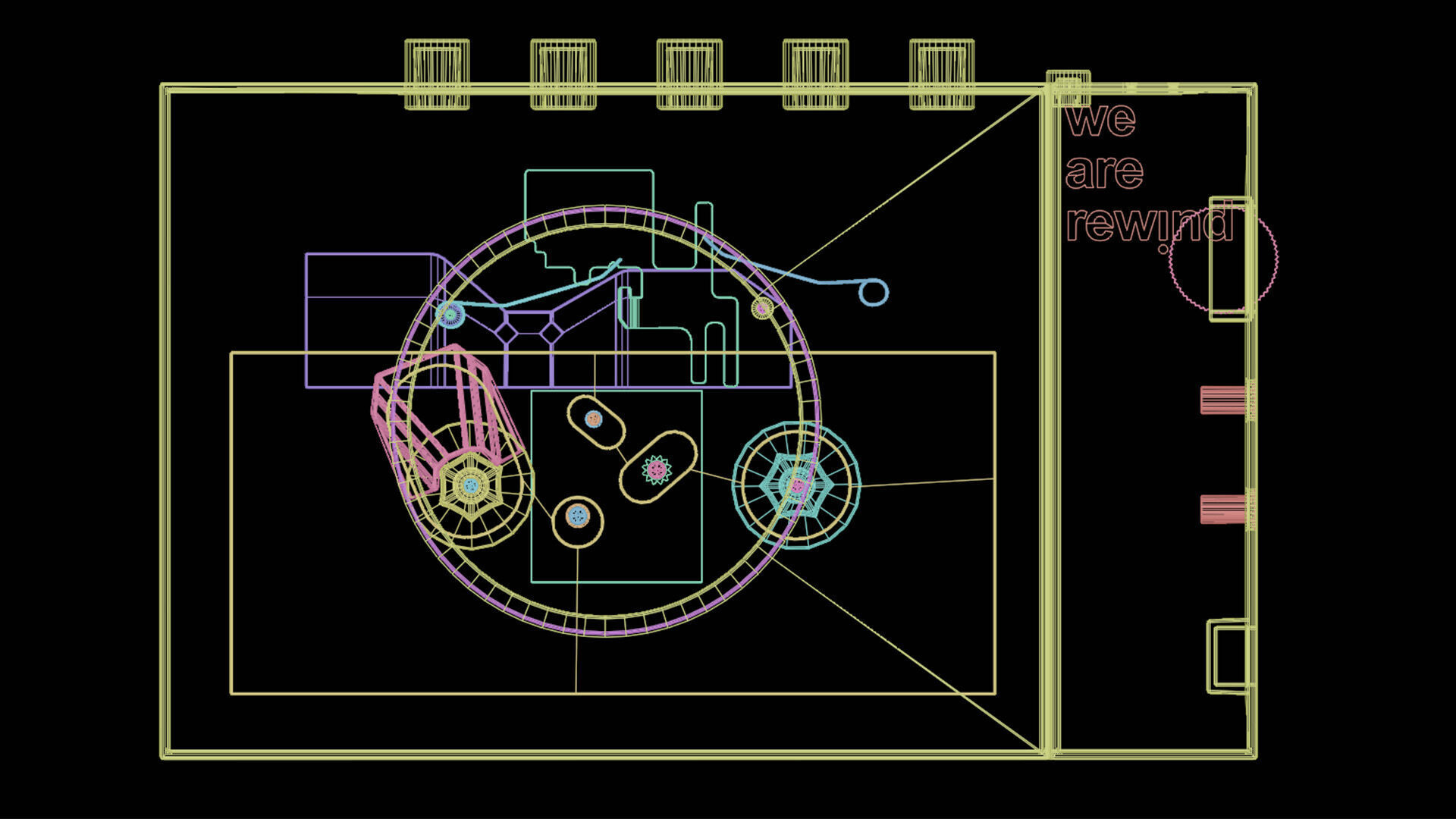 We Are Rewind Modern Cassette Player Free 3D model_9