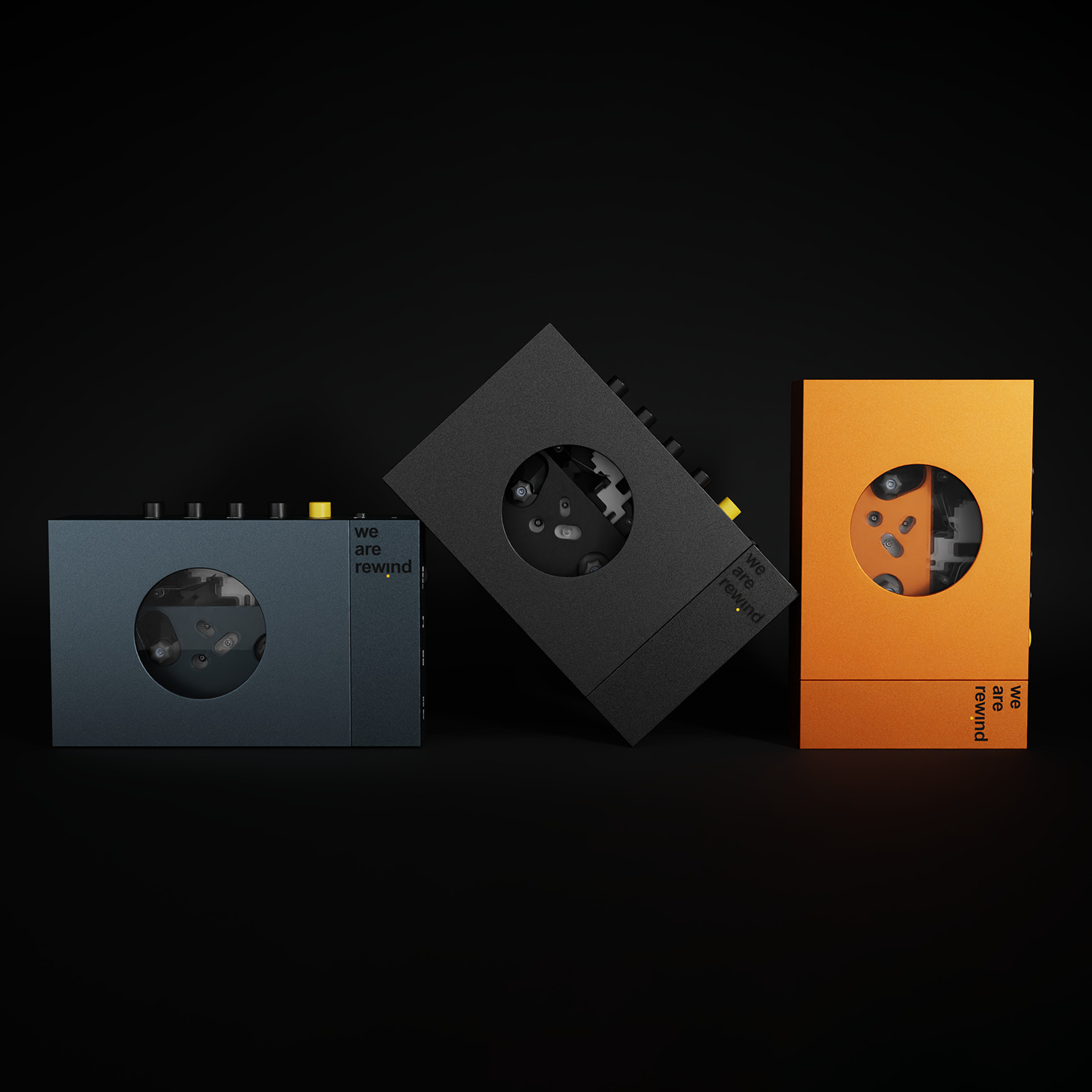 We Are Rewind Modern Cassette Player Free 3D model_2