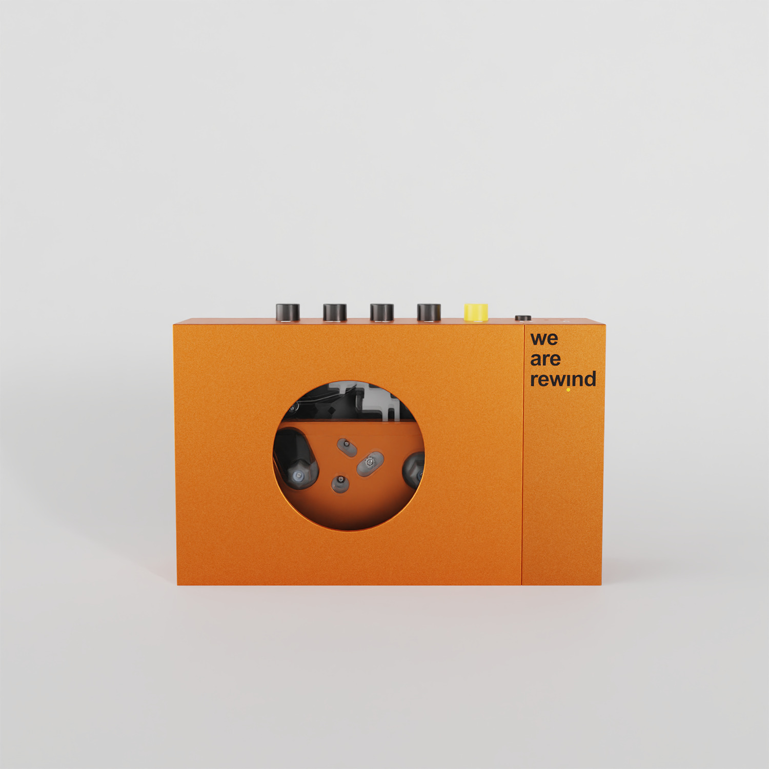 We Are Rewind Modern Cassette Player Free 3D model_5