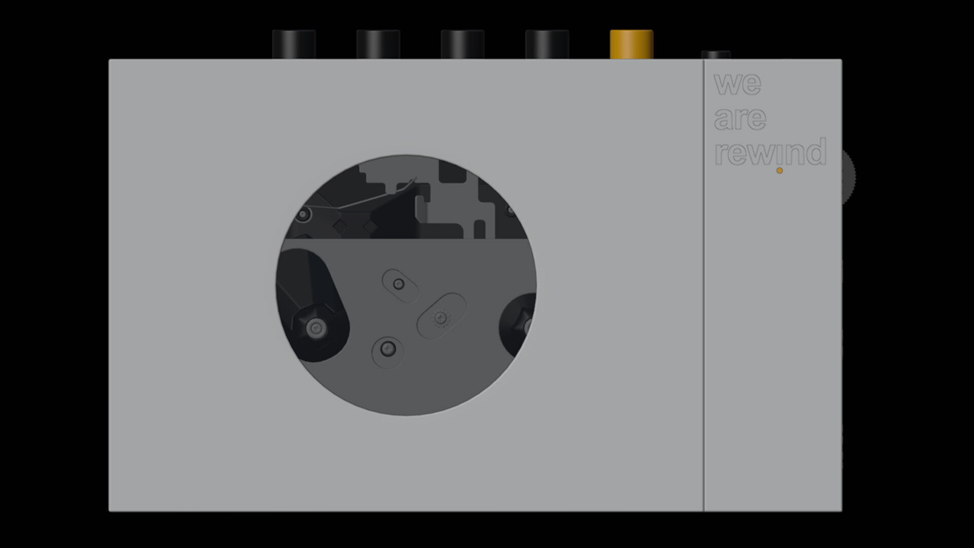 We Are Rewind Modern Cassette Player Free 3D model_8