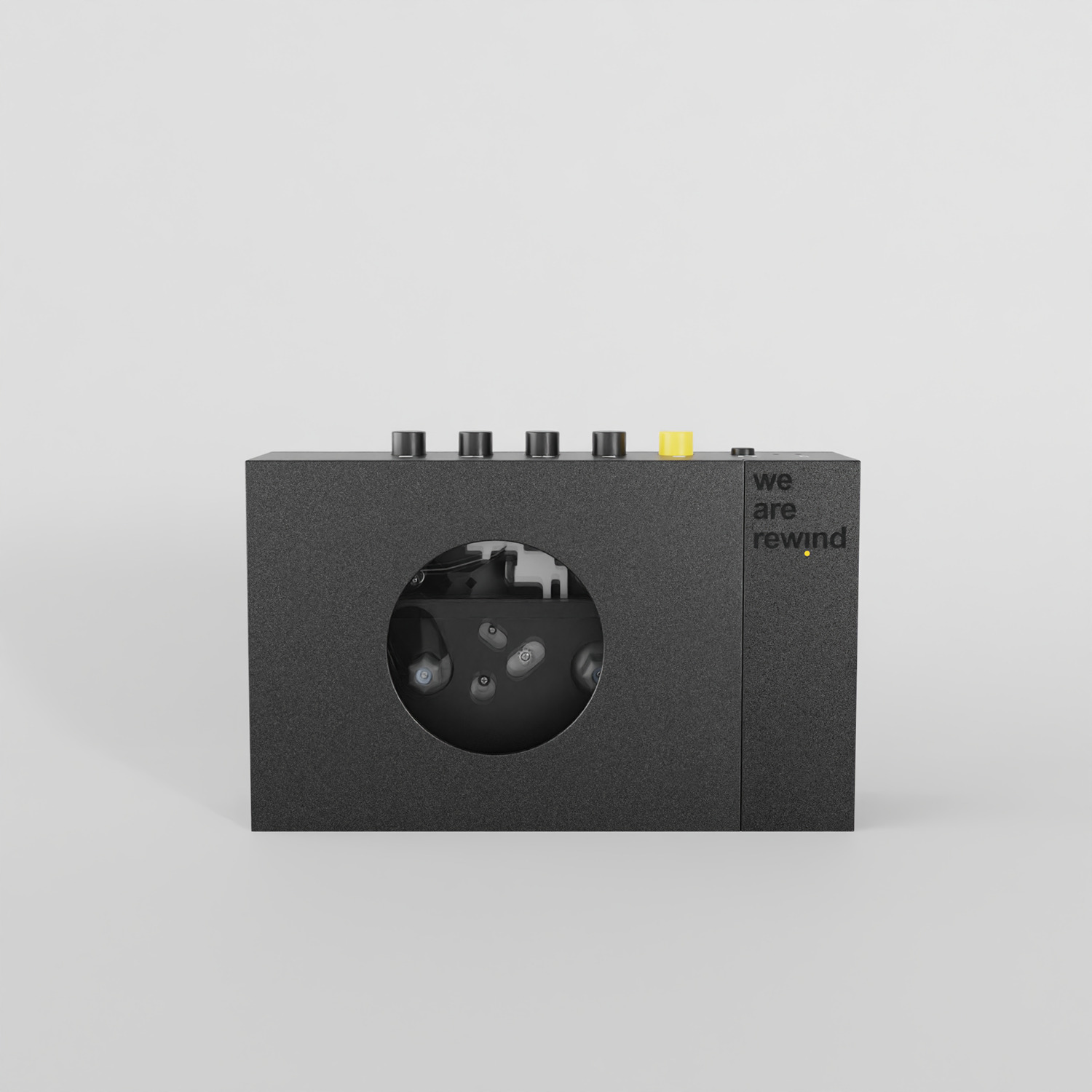 We Are Rewind Modern Cassette Player Free 3D model_3