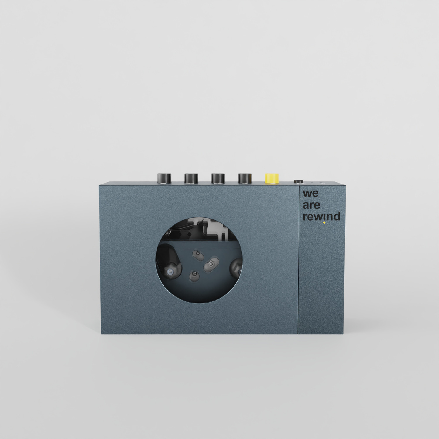 We Are Rewind Modern Cassette Player Free 3D model_4