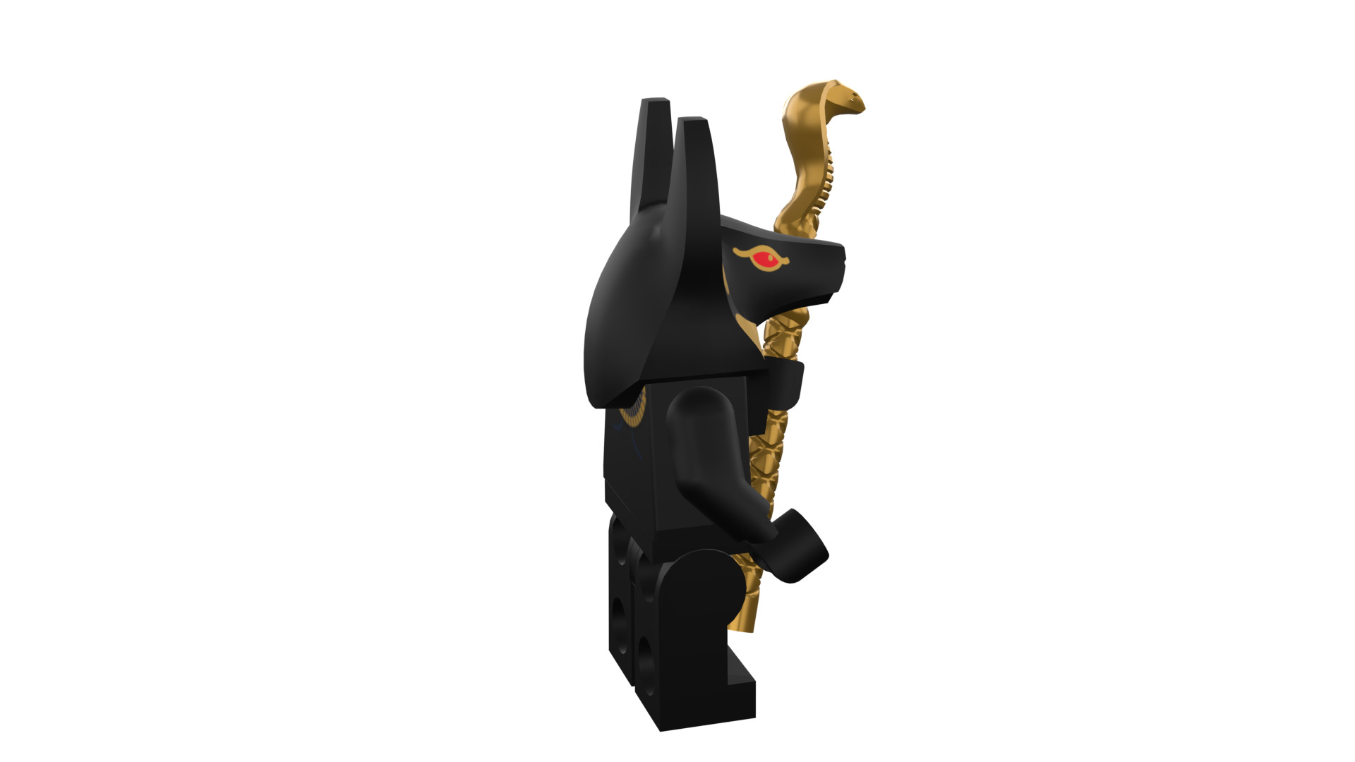 3D print minifigure - INUBIS-god of the underworld 3D print model_18