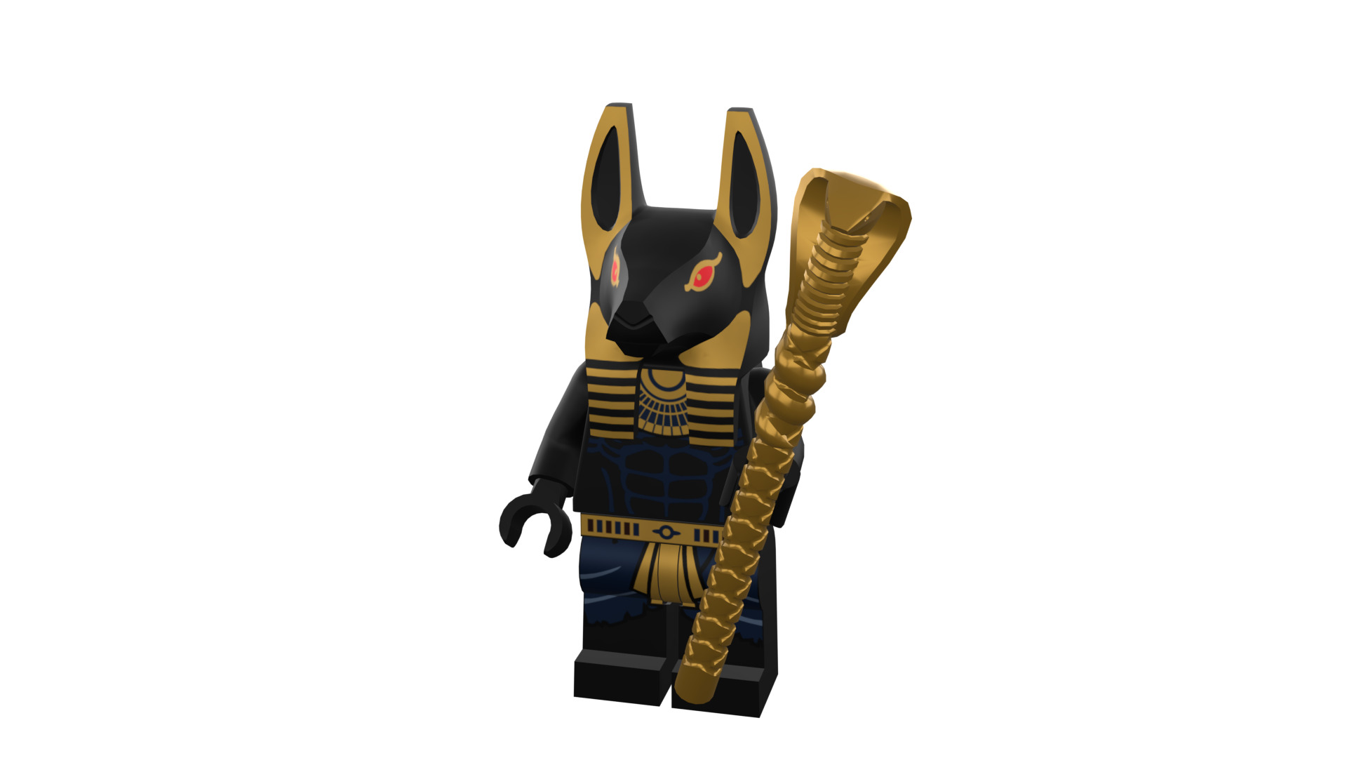 3D print minifigure - INUBIS-god of the underworld 3D print model_47