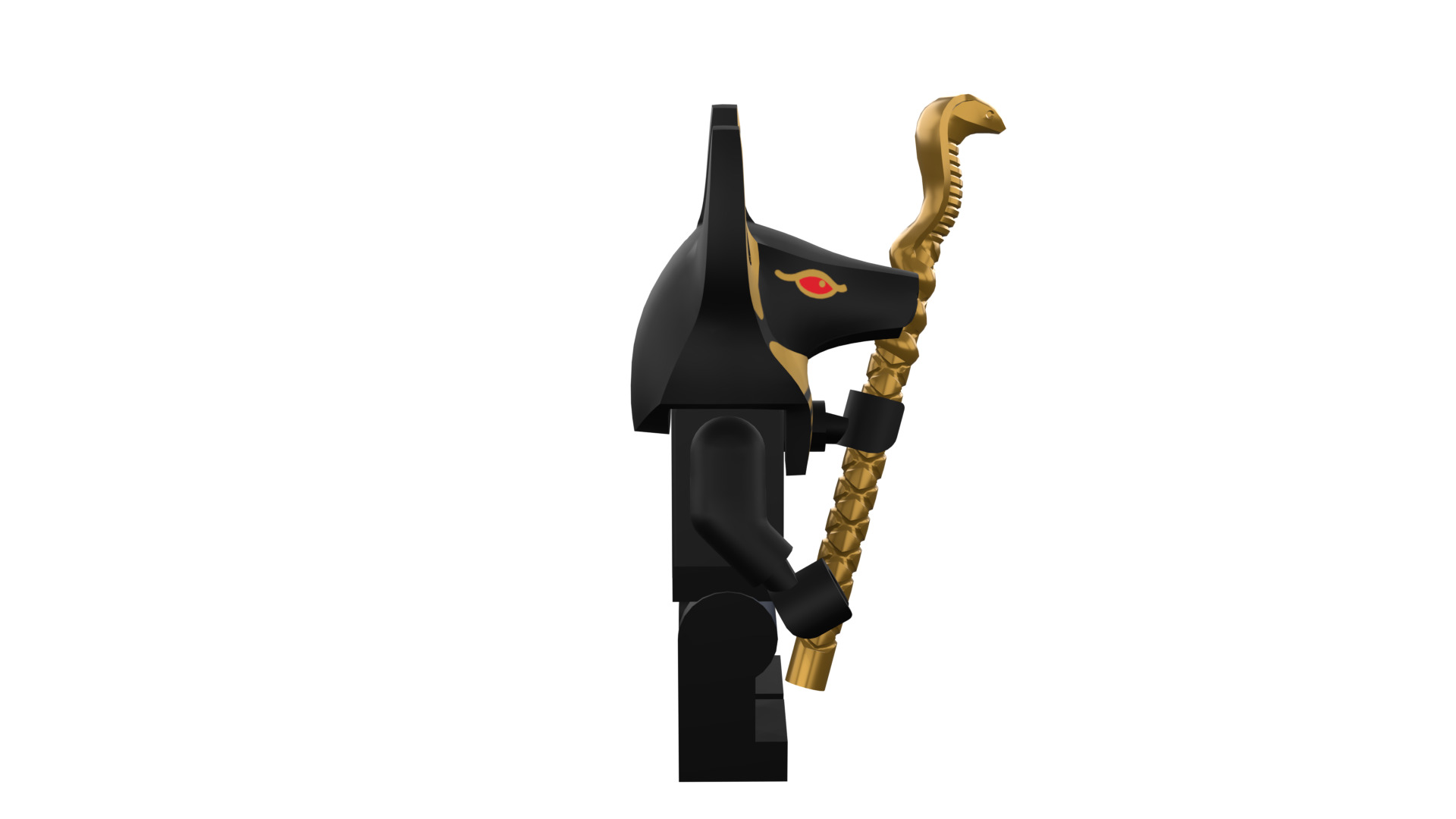 3D print minifigure - INUBIS-god of the underworld 3D print model_16