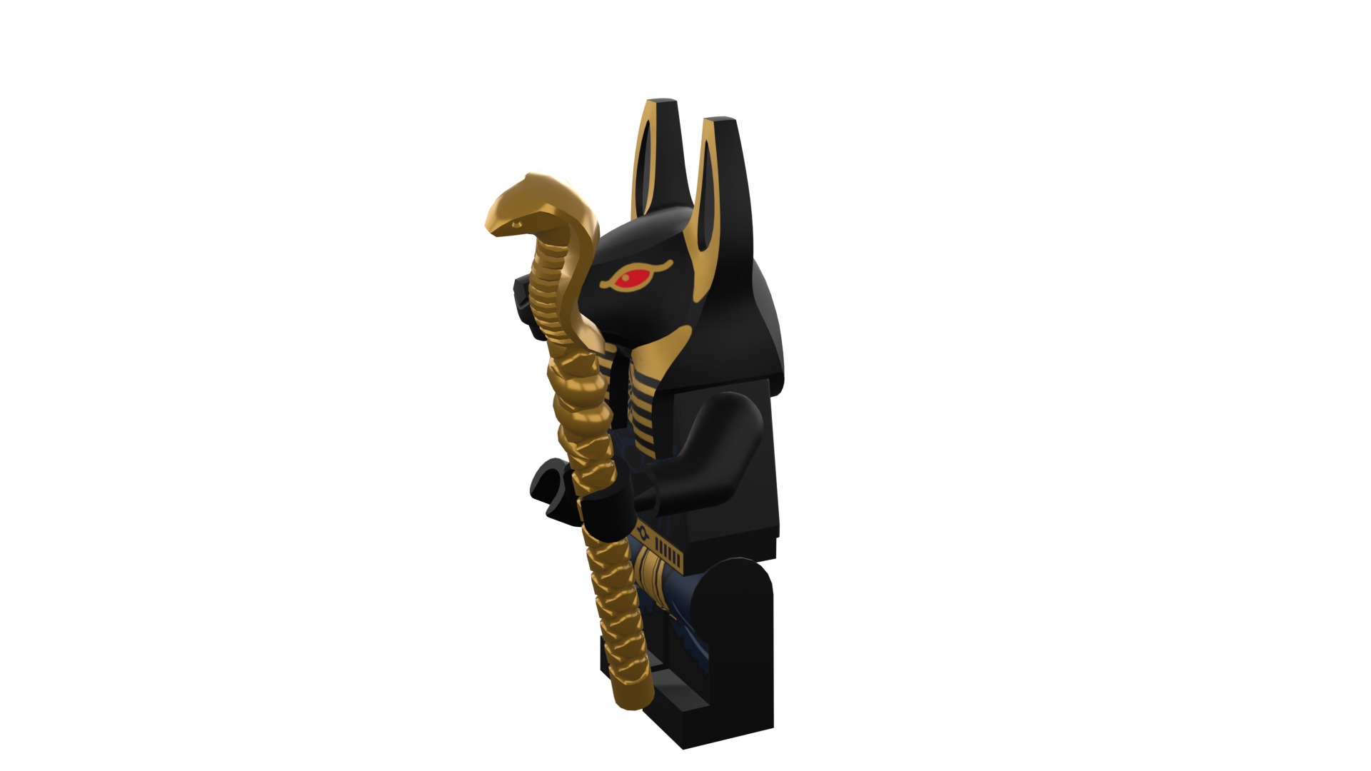 3D print minifigure - INUBIS-god of the underworld 3D print model_41