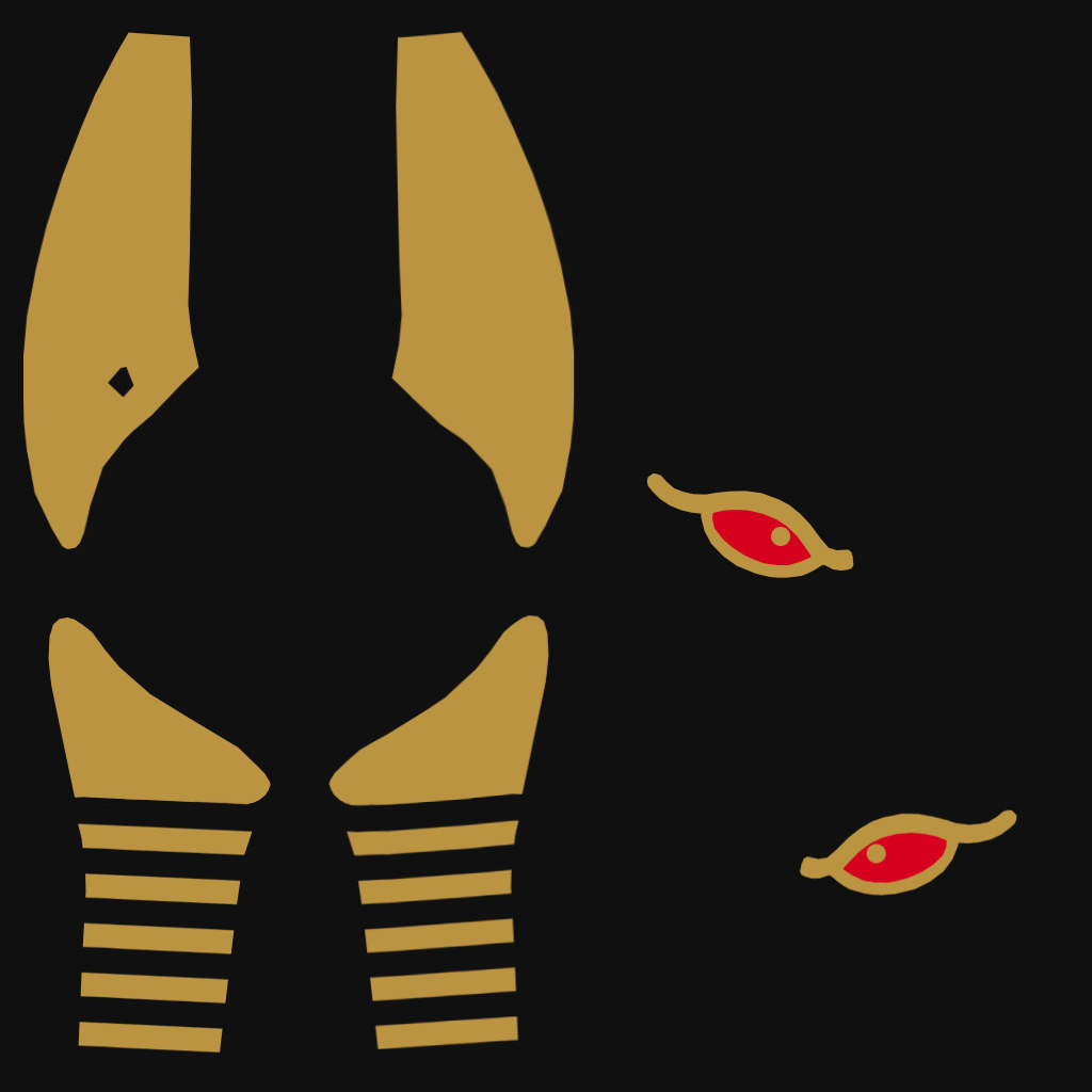 3D print minifigure - INUBIS-god of the underworld 3D print model_5