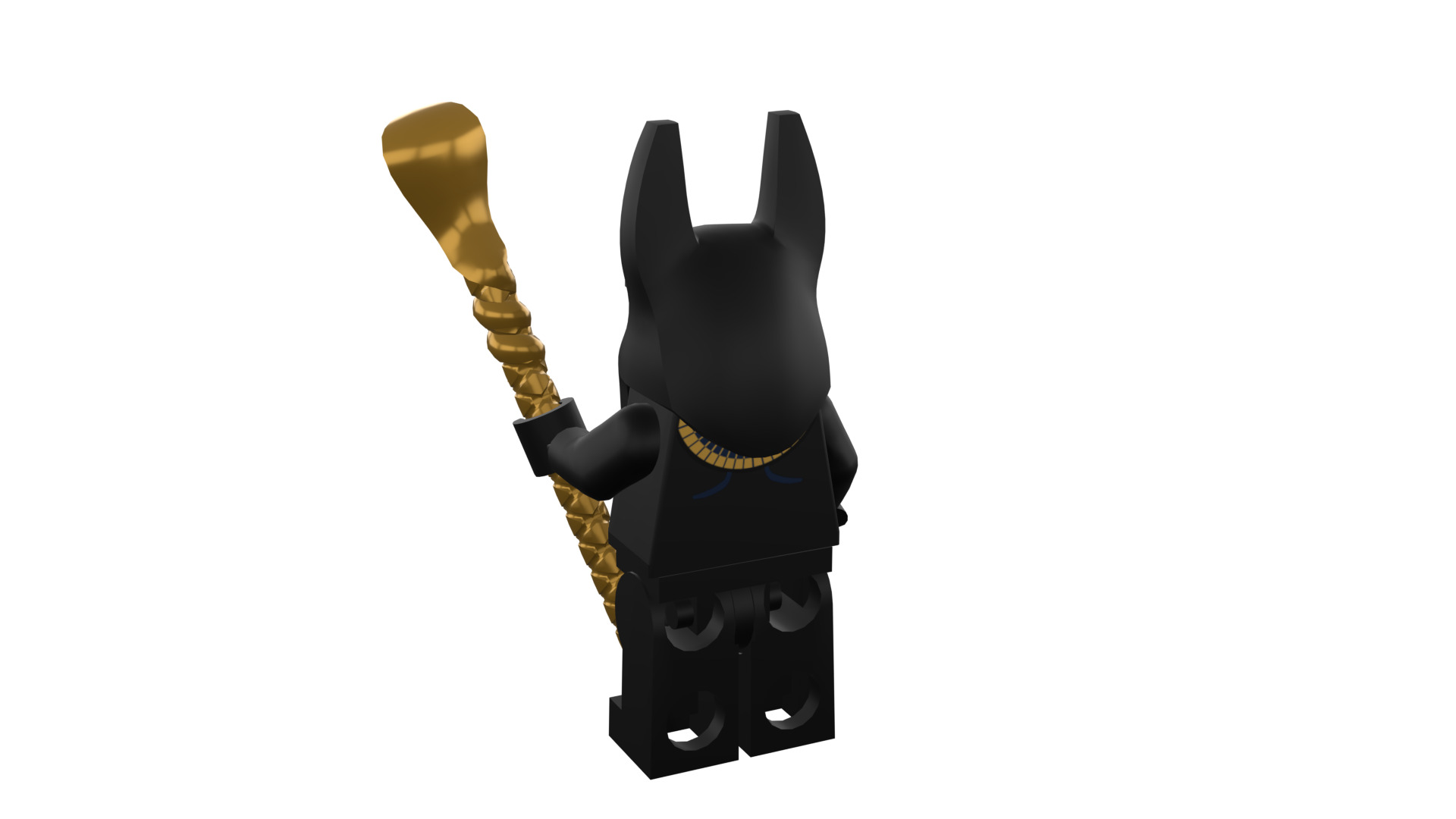 3D print minifigure - INUBIS-god of the underworld 3D print model_30