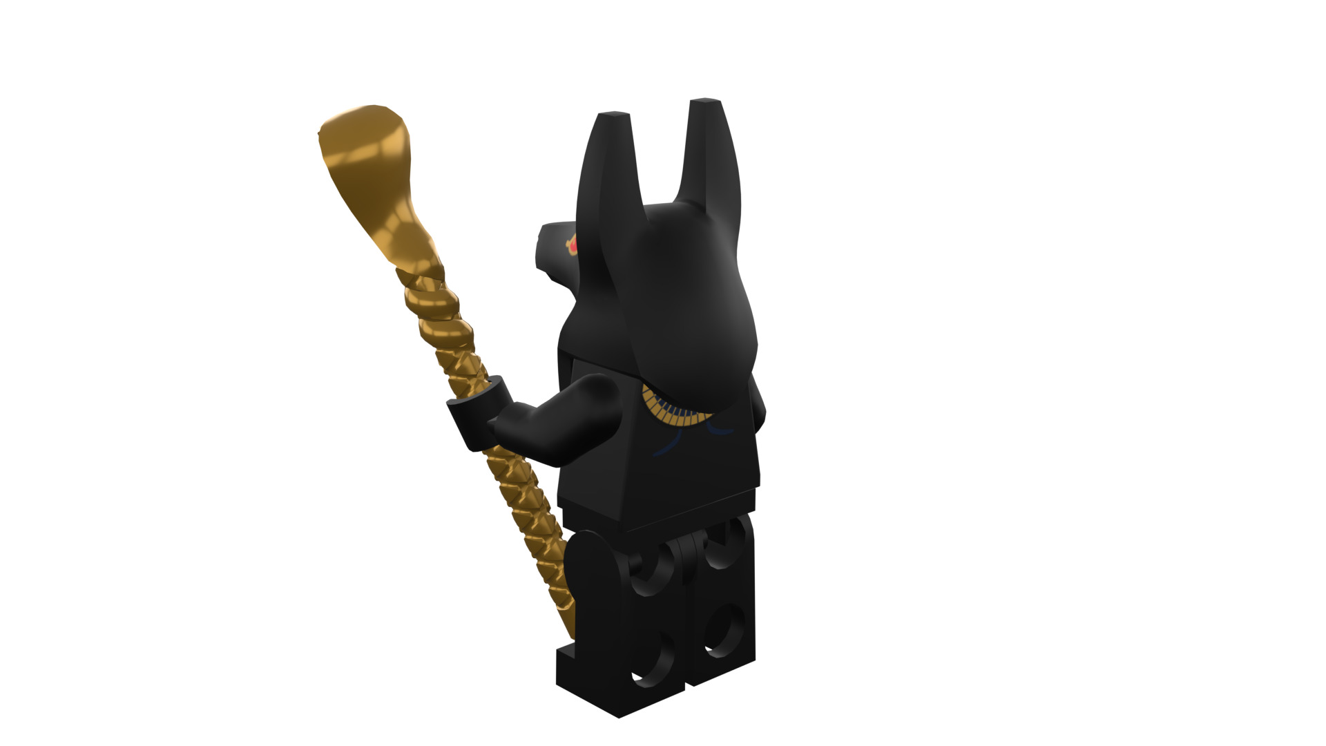3D print minifigure - INUBIS-god of the underworld 3D print model_32