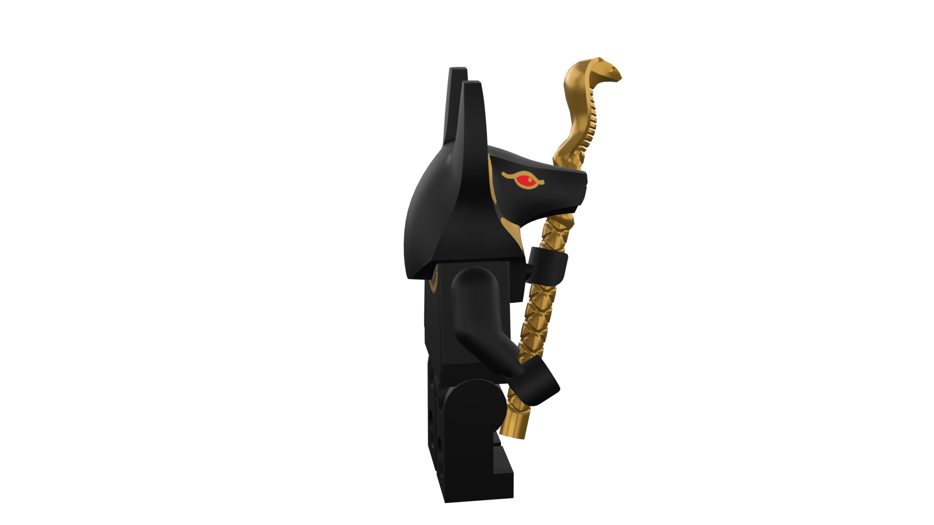3D print minifigure - INUBIS-god of the underworld 3D print model_17