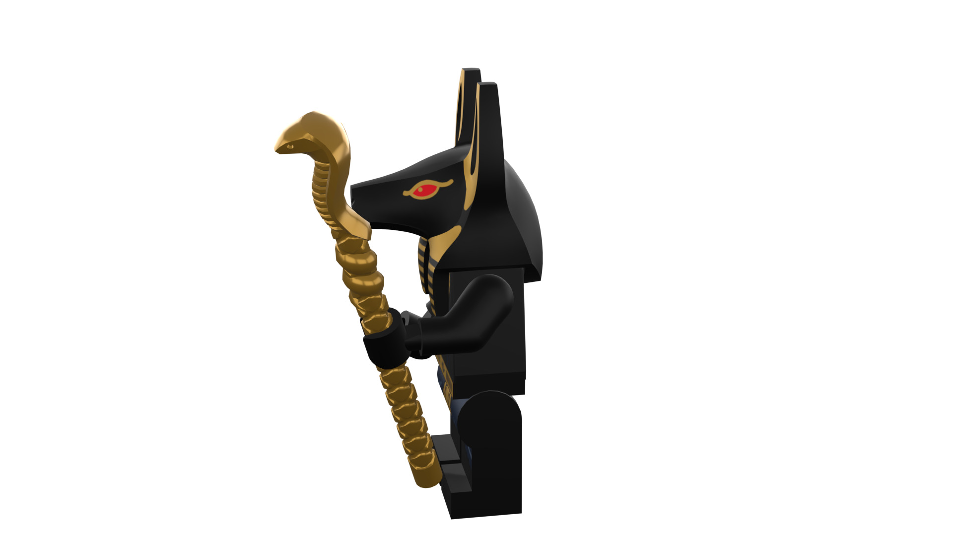 3D print minifigure - INUBIS-god of the underworld 3D print model_39