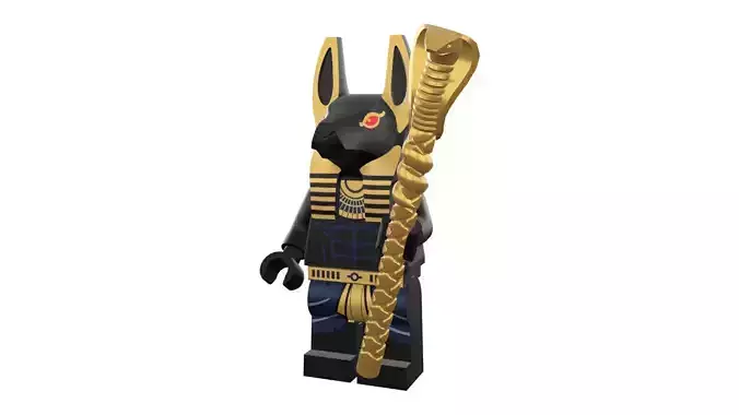 3D print minifigure - INUBIS-god of the underworld